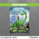 The Good Dinosaur 7x5 in. Birthday Party Invitation with FREE editable Thank you Card